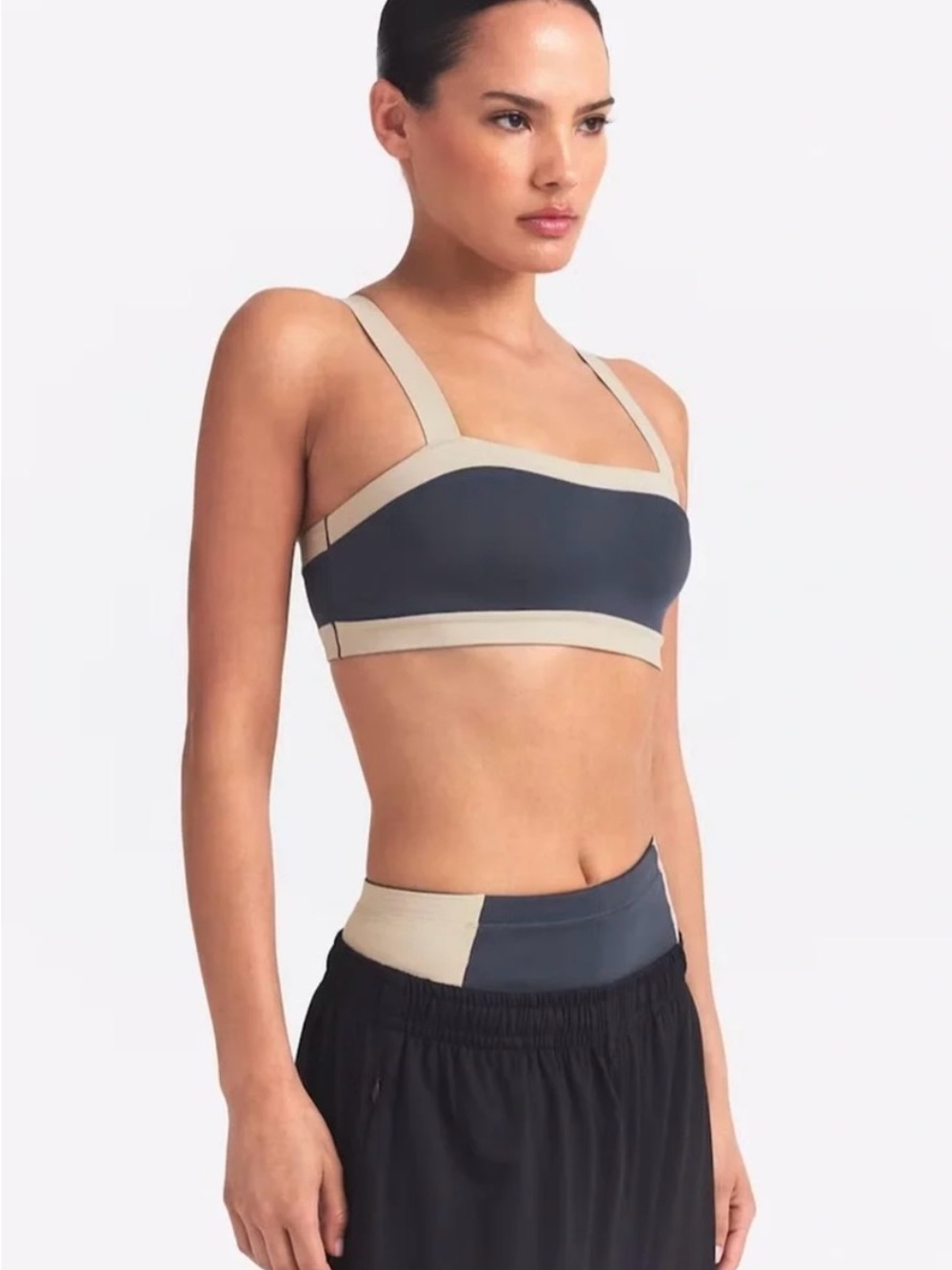 SKIMS x Nike shine straight neck bra